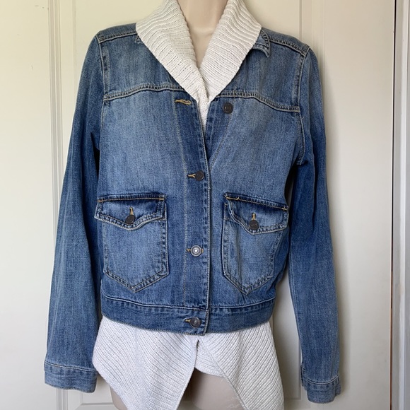 Abercrombie & Fitch denim jacket M - Picture 6 of 7